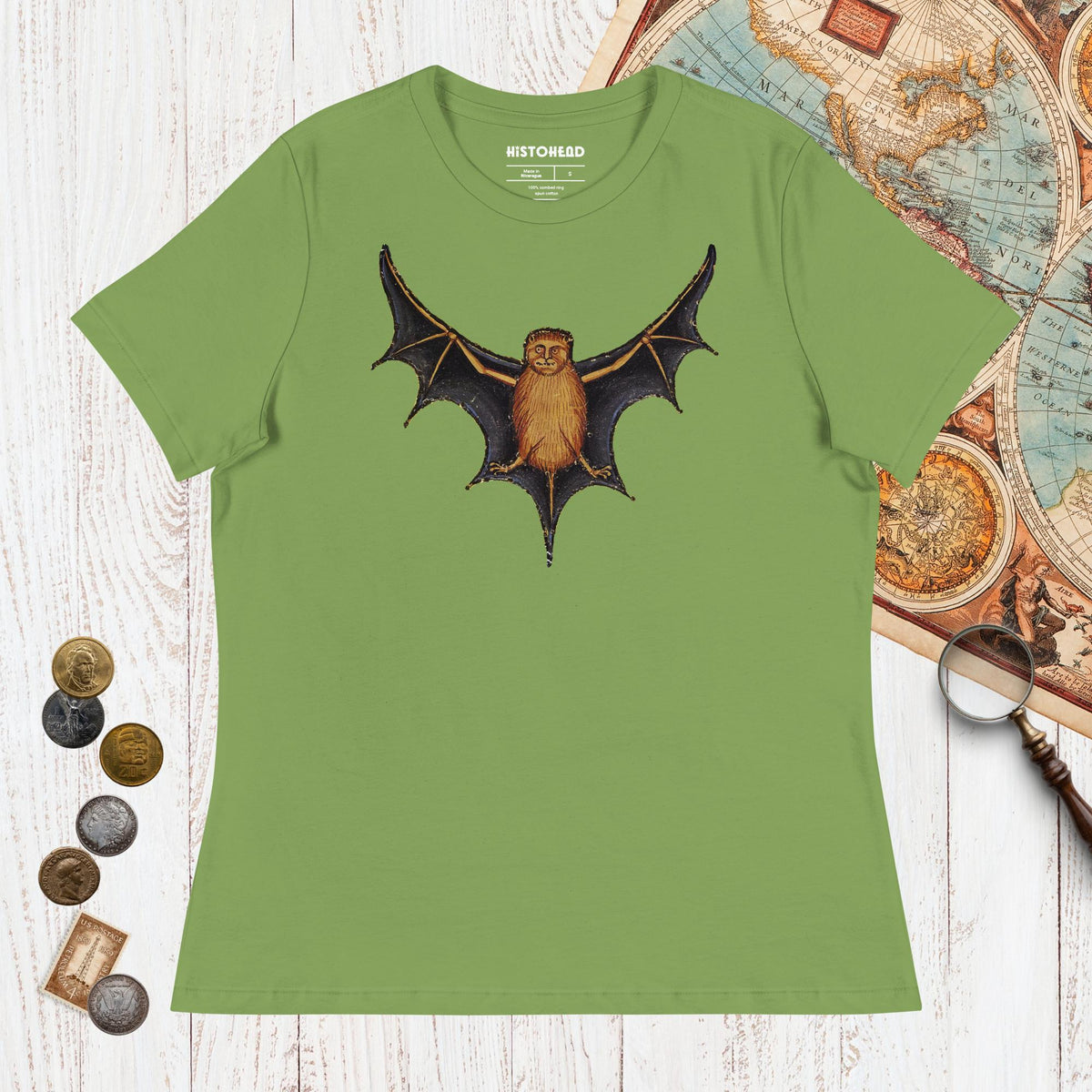 Leaf Weird Medieval Bat - Women's Tee - history buff gift by HistoHead