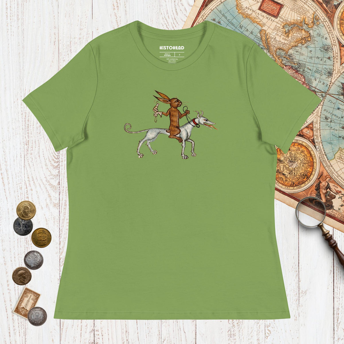 Leaf On a Quest - Women's Tee - history buff gift by HistoHead