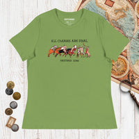 Leaf Bayeux Tapestry All Charges Are Final - Women's Tee - history buff gift by HistoHead