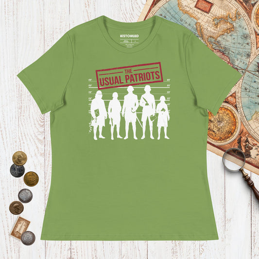 Leaf The Usual Patriots - Women's Tee - history buff gift by HistoHead