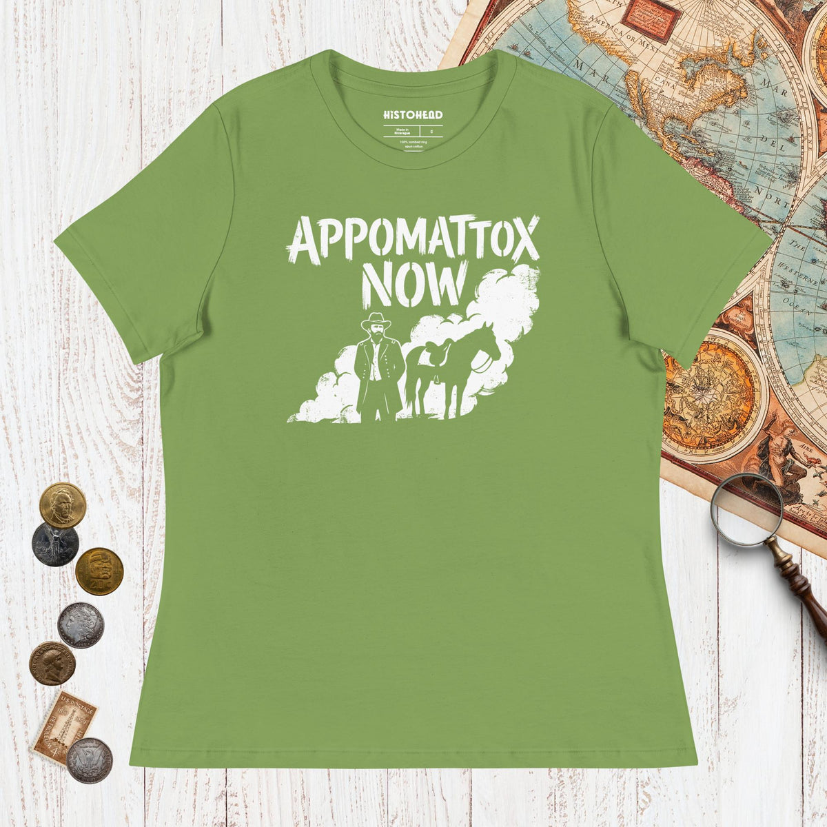 Leaf Appomattox Now - Women's Tee - history buff gift by HistoHead
