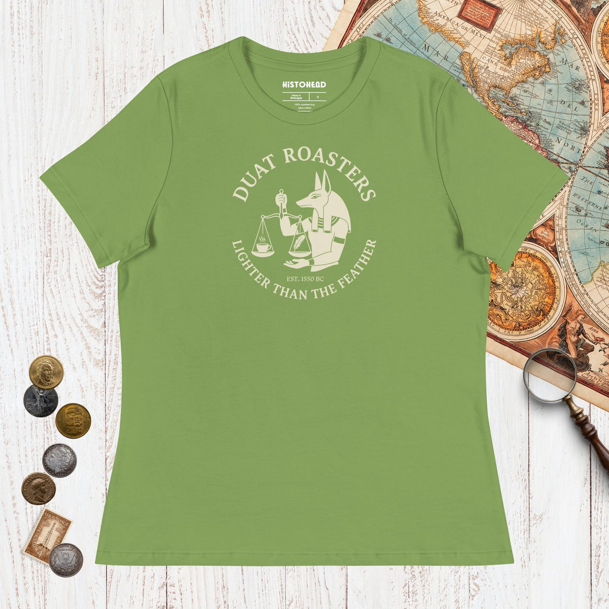 Leaf Duat Roasters - Women's Tee - history buff gift by HistoHead
