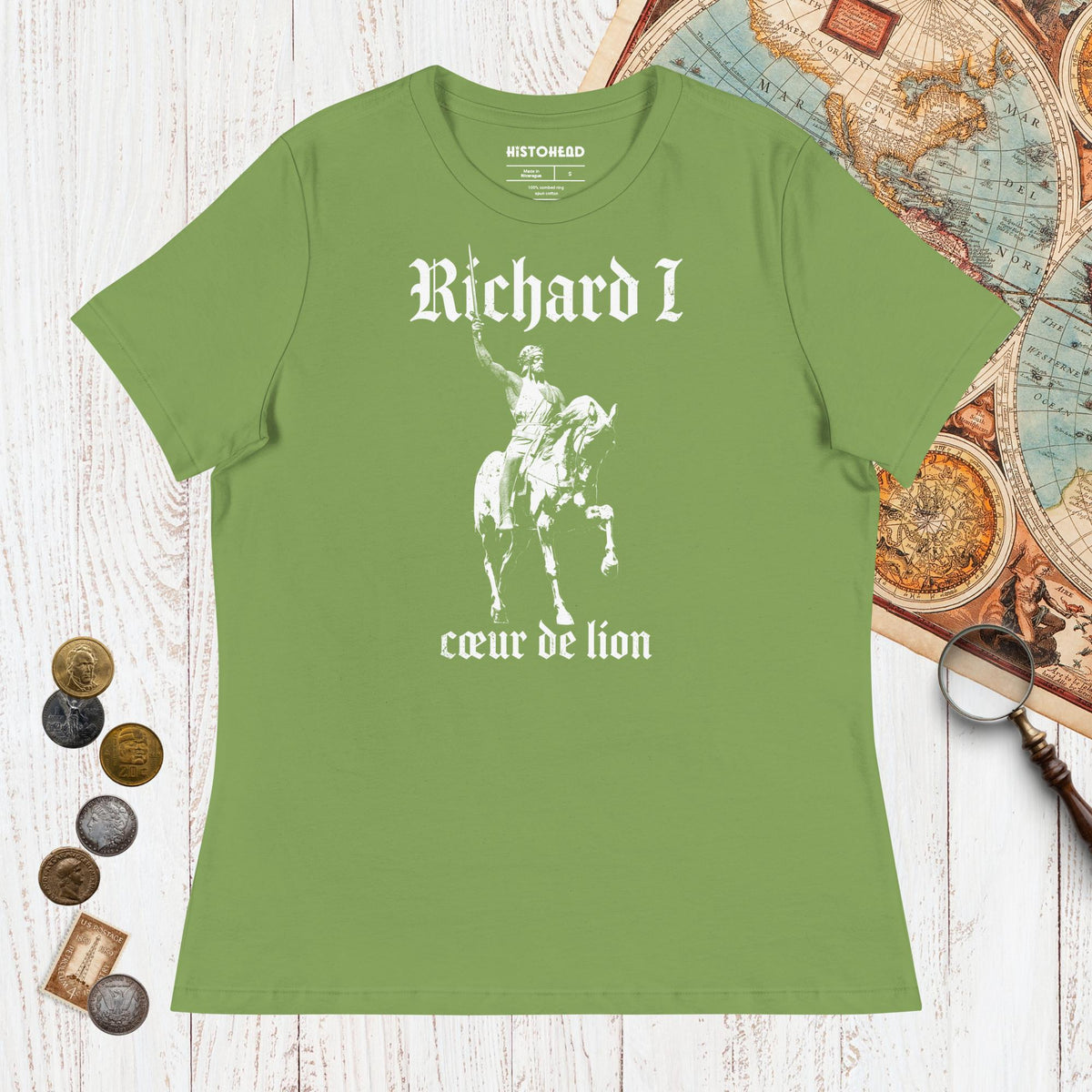 Leaf Richard I Coeur de Lion - Women's Tee - history buff gift by HistoHead