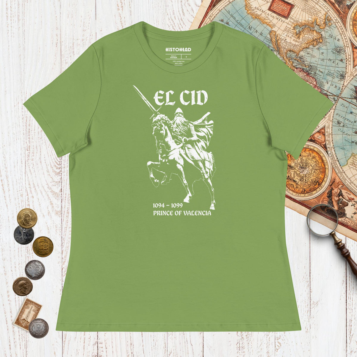 Leaf El Cid Prince of Valencia - Women's Tee - history buff gift by HistoHead