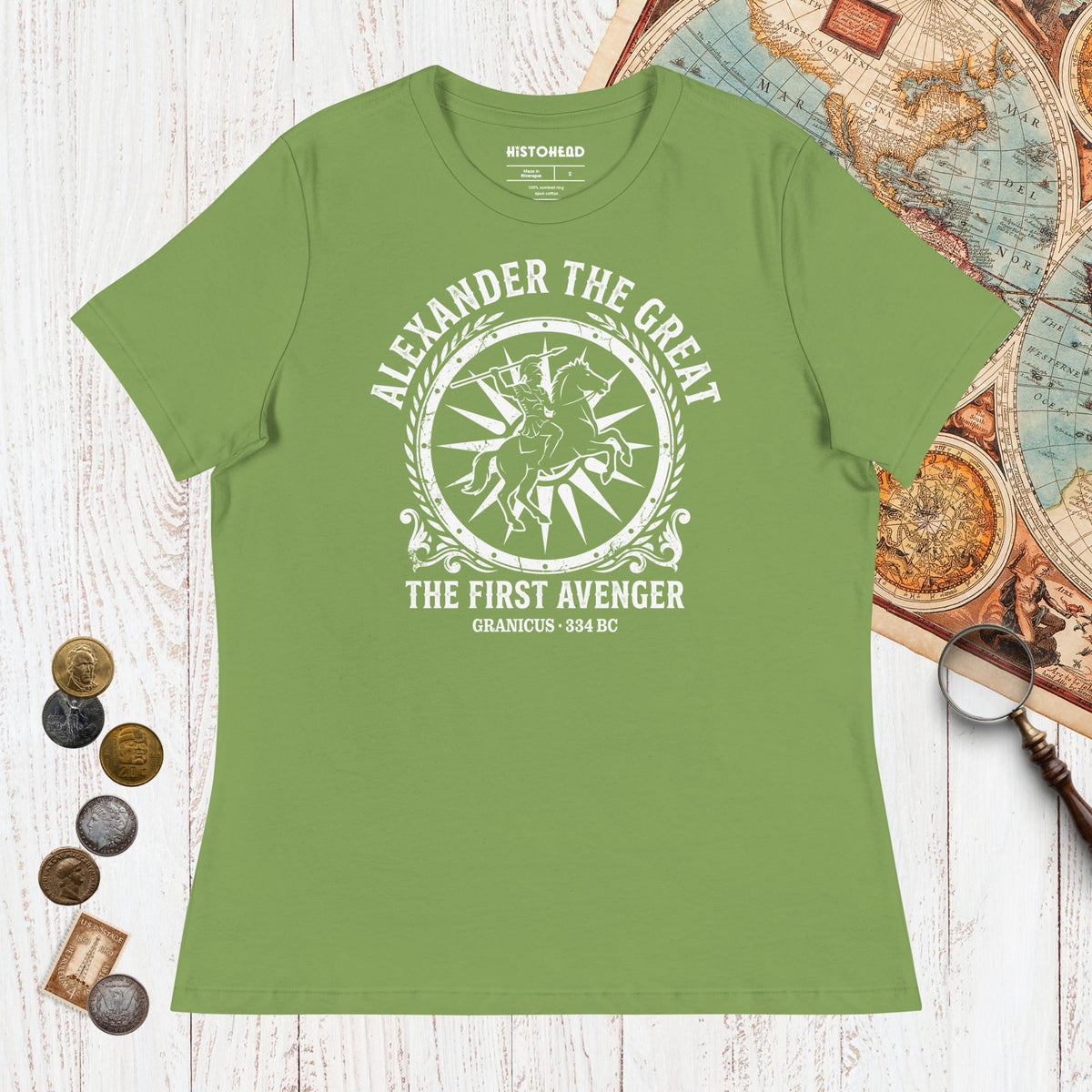 Leaf Alexander the Great First Avenger - Women's Tee - history buff gift by HistoHead