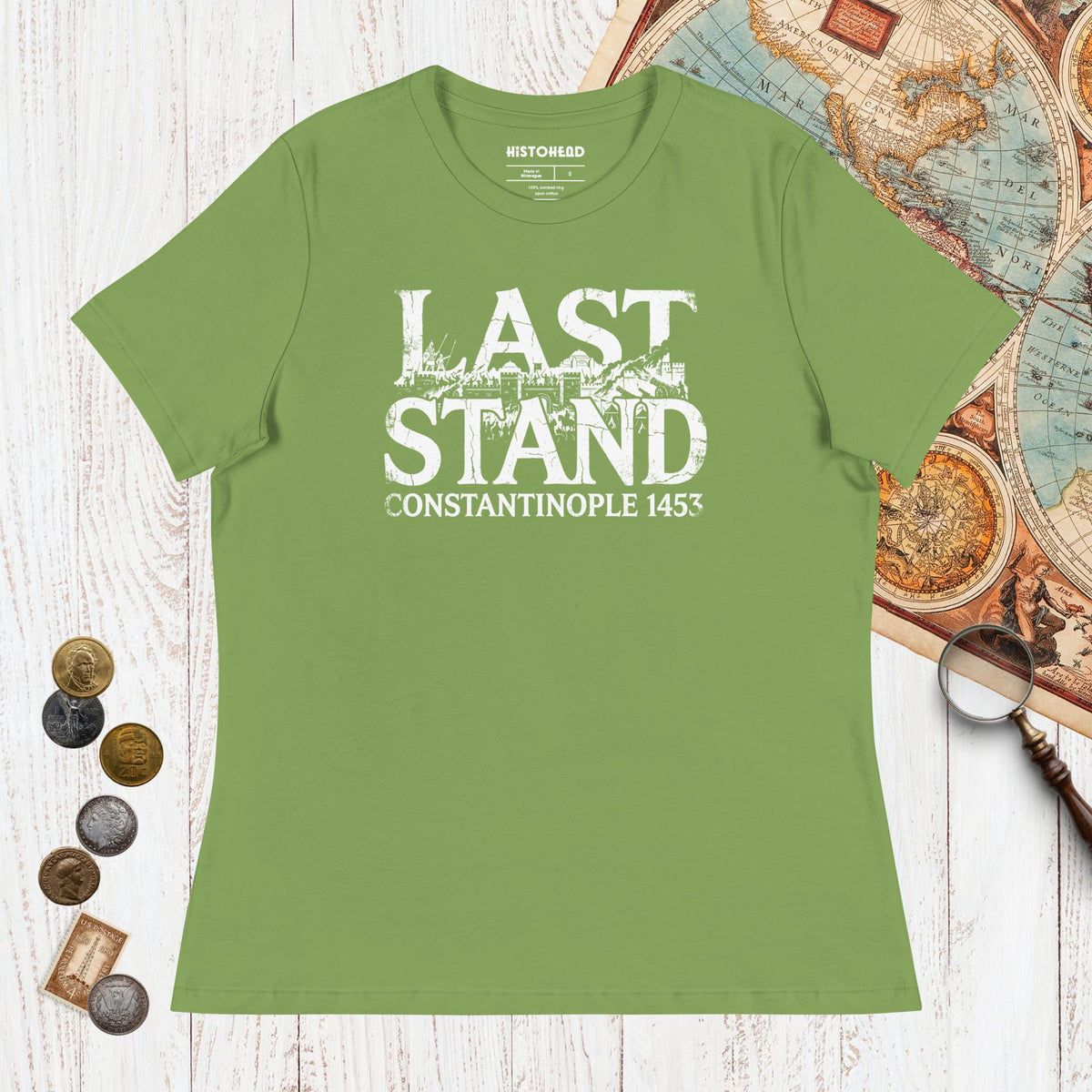 Leaf Last Stand Constantinople 1453 - Women's Tee - history buff gift by HistoHead