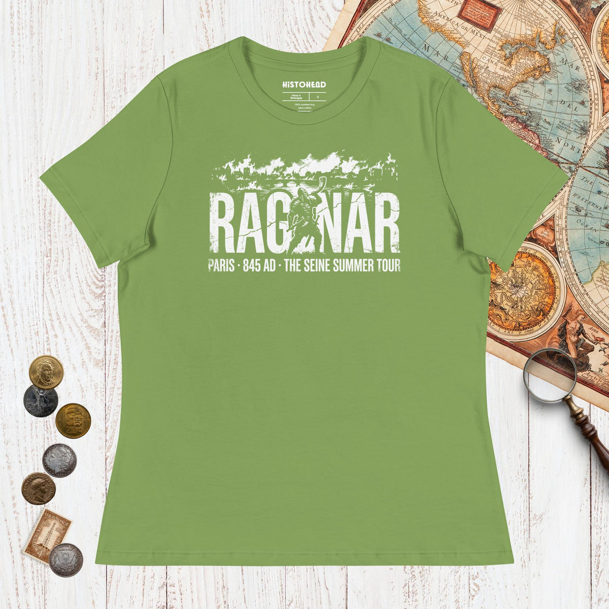 Leaf Ragnar The Seine Summer Tour - Women's Tee - history buff gift by HistoHead