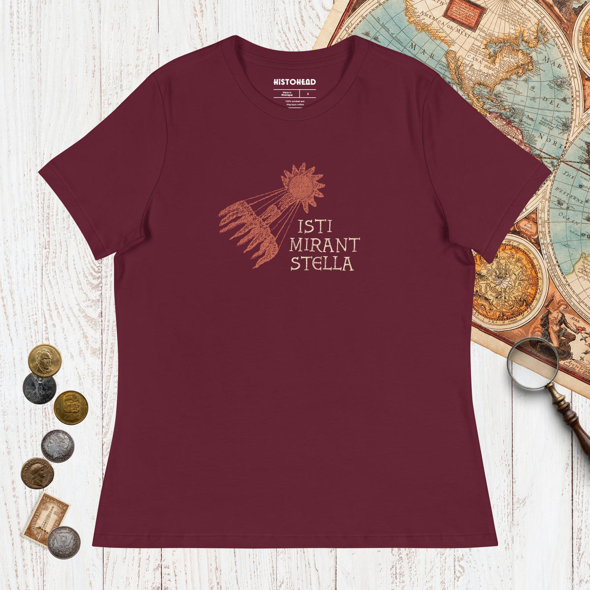 Maroon Stella - Women's Tee - history buff gift by HistoHead
