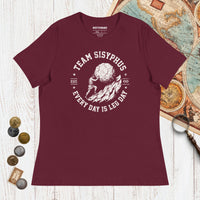 Maroon Team Sisyphus - Women's Tee - history buff gift by HistoHead