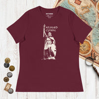 Maroon Alfred the Great - Women's Tee - history buff gift by HistoHead