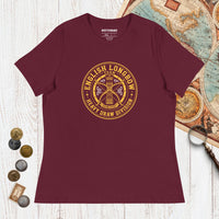 Maroon English Longbow Heavy Draw Division - Women's Tee - history buff gift by HistoHead