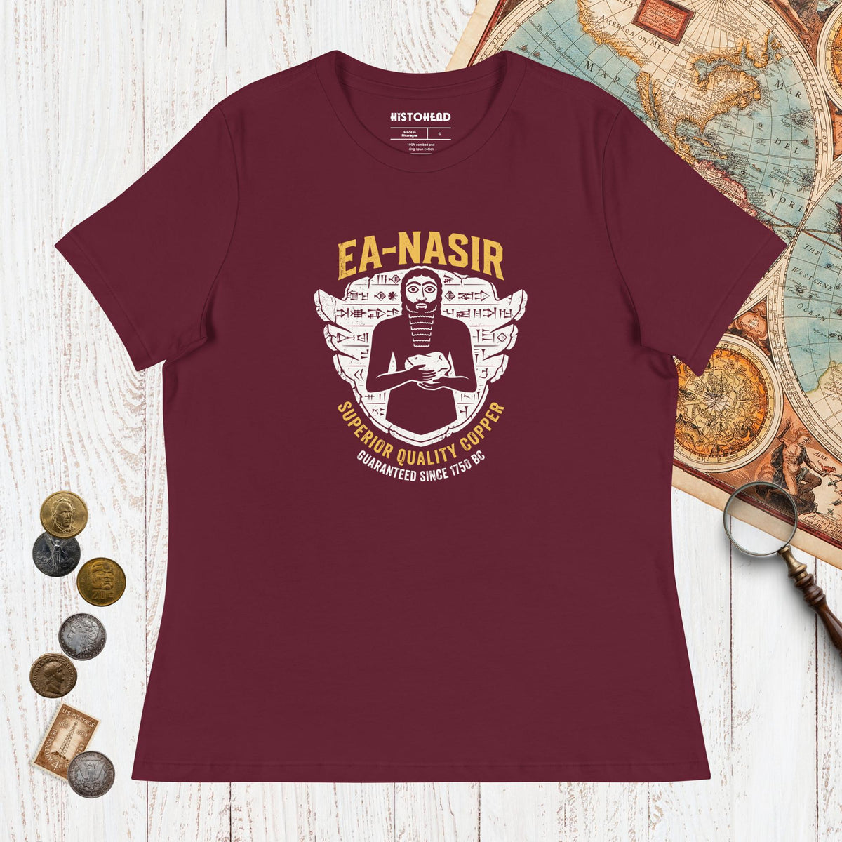 Maroon Ea-Nasir Superior Copper Guaranteed - Women's Tee - history buff gift by HistoHead
