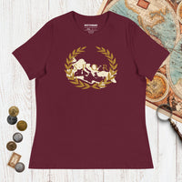 Maroon Roman SPQR Banner - Women's Tee - history buff gift by HistoHead
