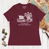 Maroon Odyssey Rock and a Hard Place - Women's Tee - history buff gift by HistoHead