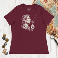 Maroon Caesar Blowing Wishes - Women's Tee - history buff gift by HistoHead