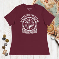 Maroon Alexander the Great First Avenger - Women's Tee - history buff gift by HistoHead