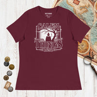 Maroon Salem Things 1692 - Women's Tee - history buff gift by HistoHead