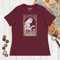 Maroon Emma of Normandy The Kingmaker - Women's Tee - history buff gift by HistoHead