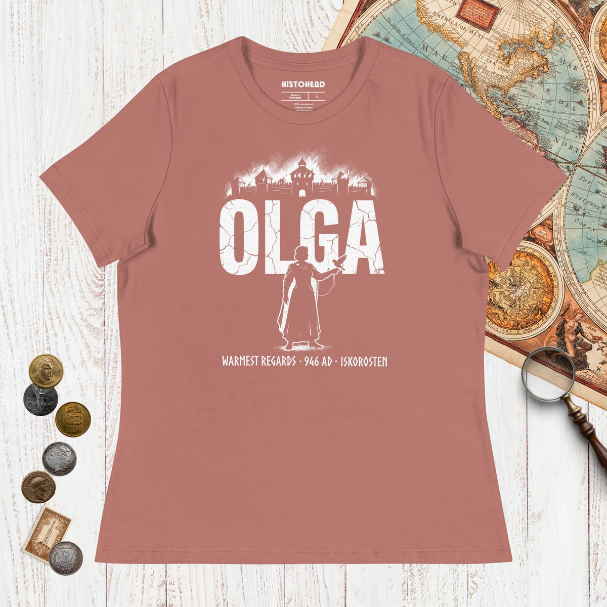 Mauve Olga of Kiev Warmest Regards - Women's Tee - history buff gift by HistoHead