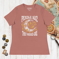 Mauve Pendle Witch Trials They Missed One - Women's Tee - history buff gift by HistoHead