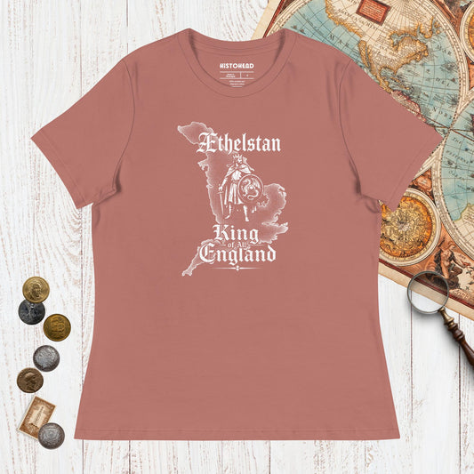 Mauve Æthelstan Territory - Women's Tee - history buff gift by HistoHead