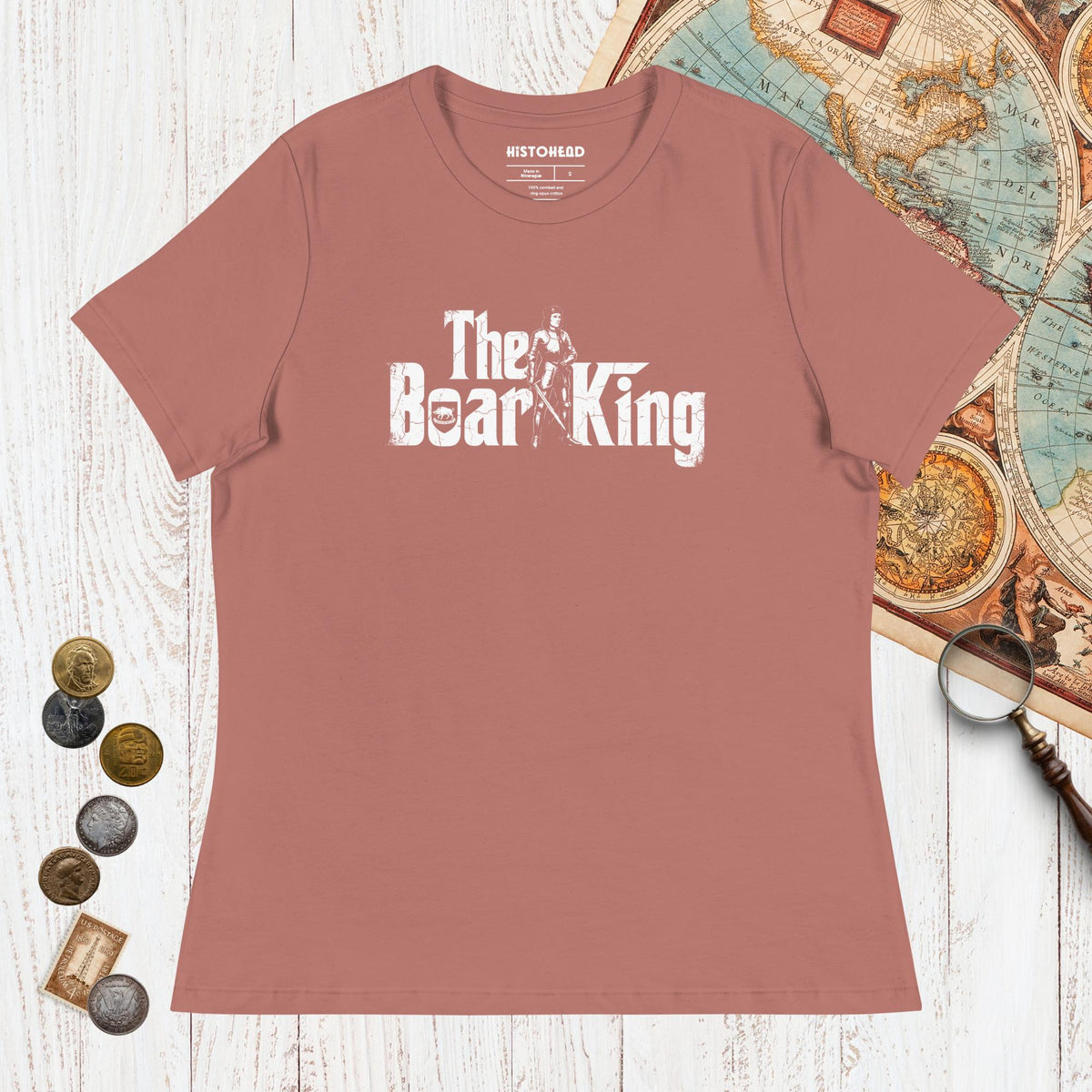 Mauve Richard III The Boar King - Women's Tee - history buff gift by HistoHead