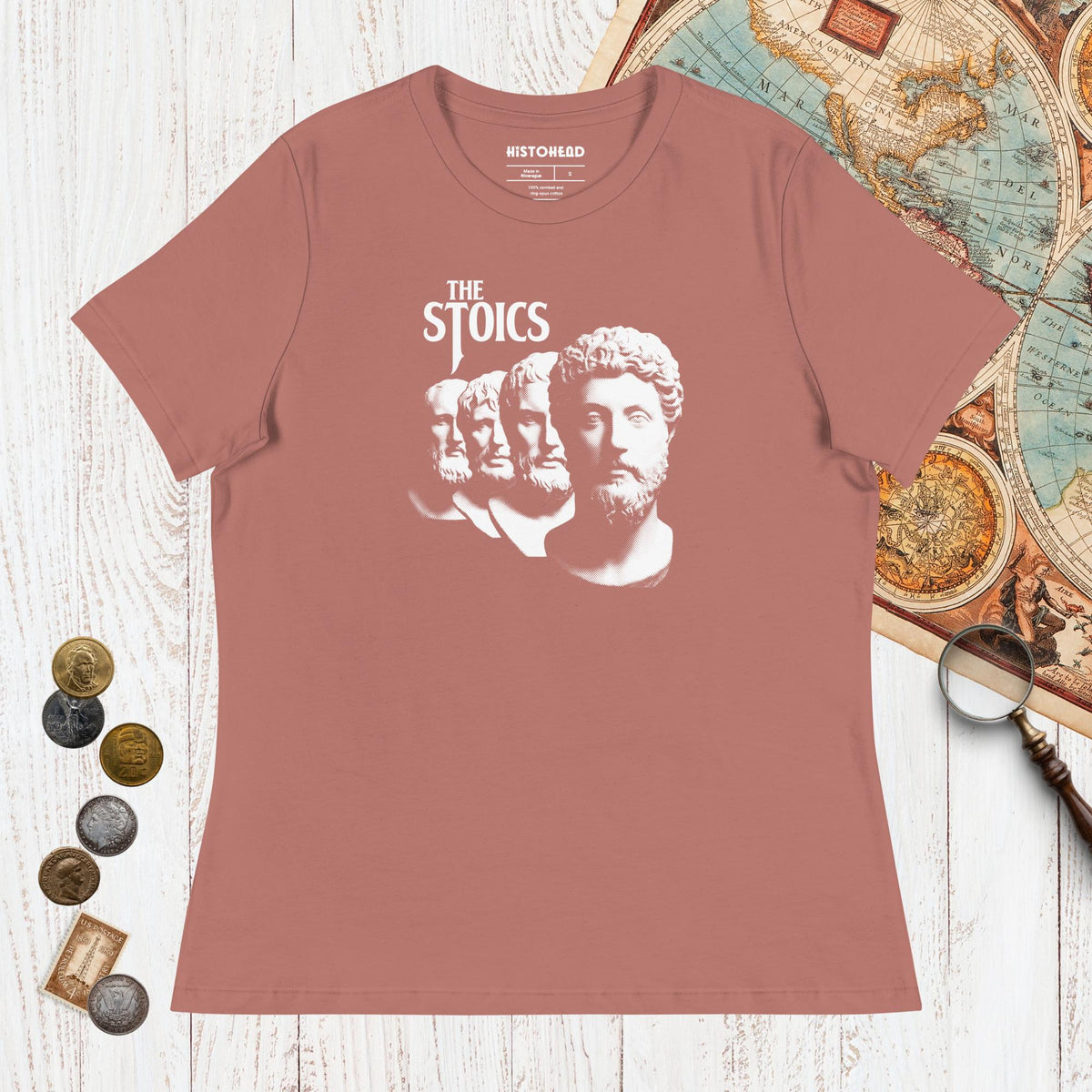 Mauve The Stoics Band - Women's Tee - history buff gift by HistoHead