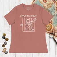 Mauve Galileo Galilei And Yet It Moves - Women's Tee - history buff gift by HistoHead