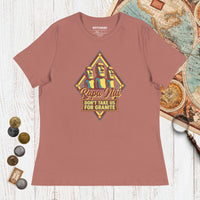 Mauve Rapa Nui Moai - Women's Tee - history buff gift by HistoHead