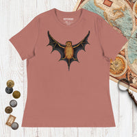 Mauve Weird Medieval Bat - Women's Tee - history buff gift by HistoHead