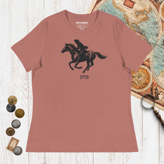 Mauve Paul Revere - Women's Tee - history buff gift by HistoHead