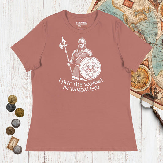 Mauve Vandal in Vandalism - Women's Tee - history buff gift by HistoHead