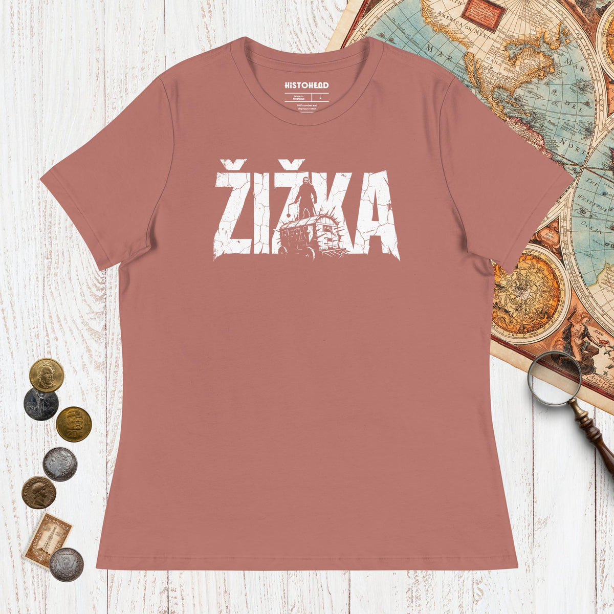 Mauve Jan Žižka - Women's Tee - history buff gift by HistoHead