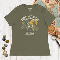 Military Green Constantinople Racing Club - Women's Tee - history buff gift by HistoHead