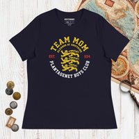 Navy Team Mom Eleanor of Aquitaine - Women's Tee - history buff gift by HistoHead