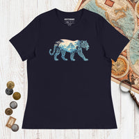Navy Mesoamerican Jaguar - Women's Tee - history buff gift by HistoHead