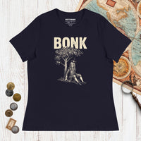 Navy Newton Bonk - Women's Tee - history buff gift by HistoHead