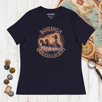 Navy Boudica Queen of the Iceni - Women's Tee - history buff gift by HistoHead