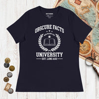 Navy Obscure Facts University - Women's Tee - history buff gift by HistoHead