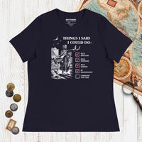 Navy Cnut the Great Commanding the Tide - Women's Tee - history buff gift by HistoHead