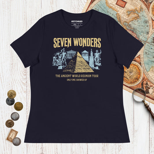 Navy Seven Wonders Reunion Tour - Women's Tee - history buff gift by HistoHead