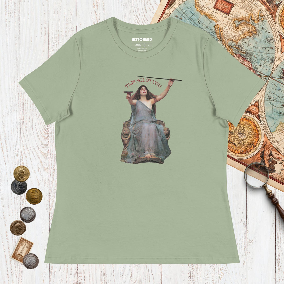 Sage Circe Pigs All of You - Women's Tee - history buff gift by HistoHead