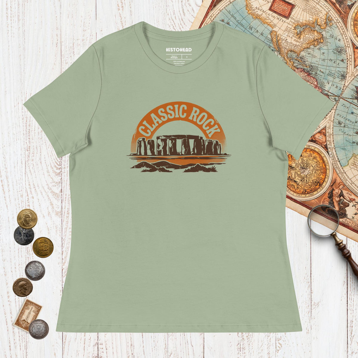 Sage Stonehenge Classic Rock - Women's Tee - history buff gift by HistoHead