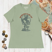 Sage Atlas Never Skip Globe Day - Women's Tee - history buff gift by HistoHead