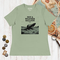 Sage Roswell Weather Balloon - Women's Tee - history buff gift by HistoHead