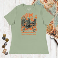 Sage Nero Watch the World Burn - Women's Tee - history buff gift by HistoHead