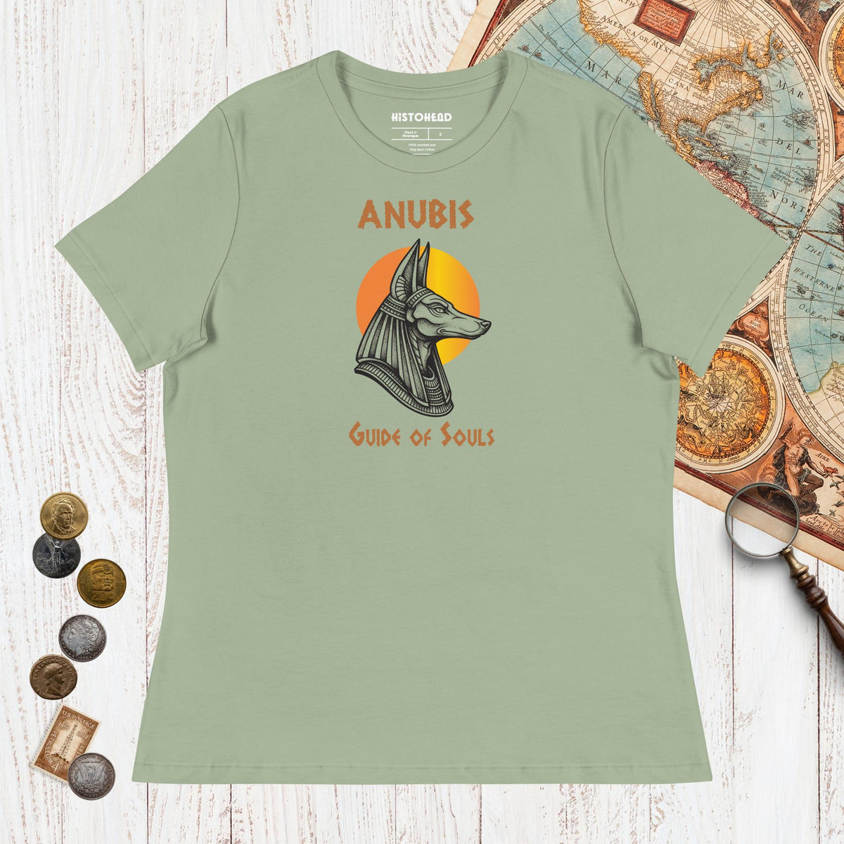 Sage Anubis Guide of Souls - Women's Tee - history buff gift by HistoHead