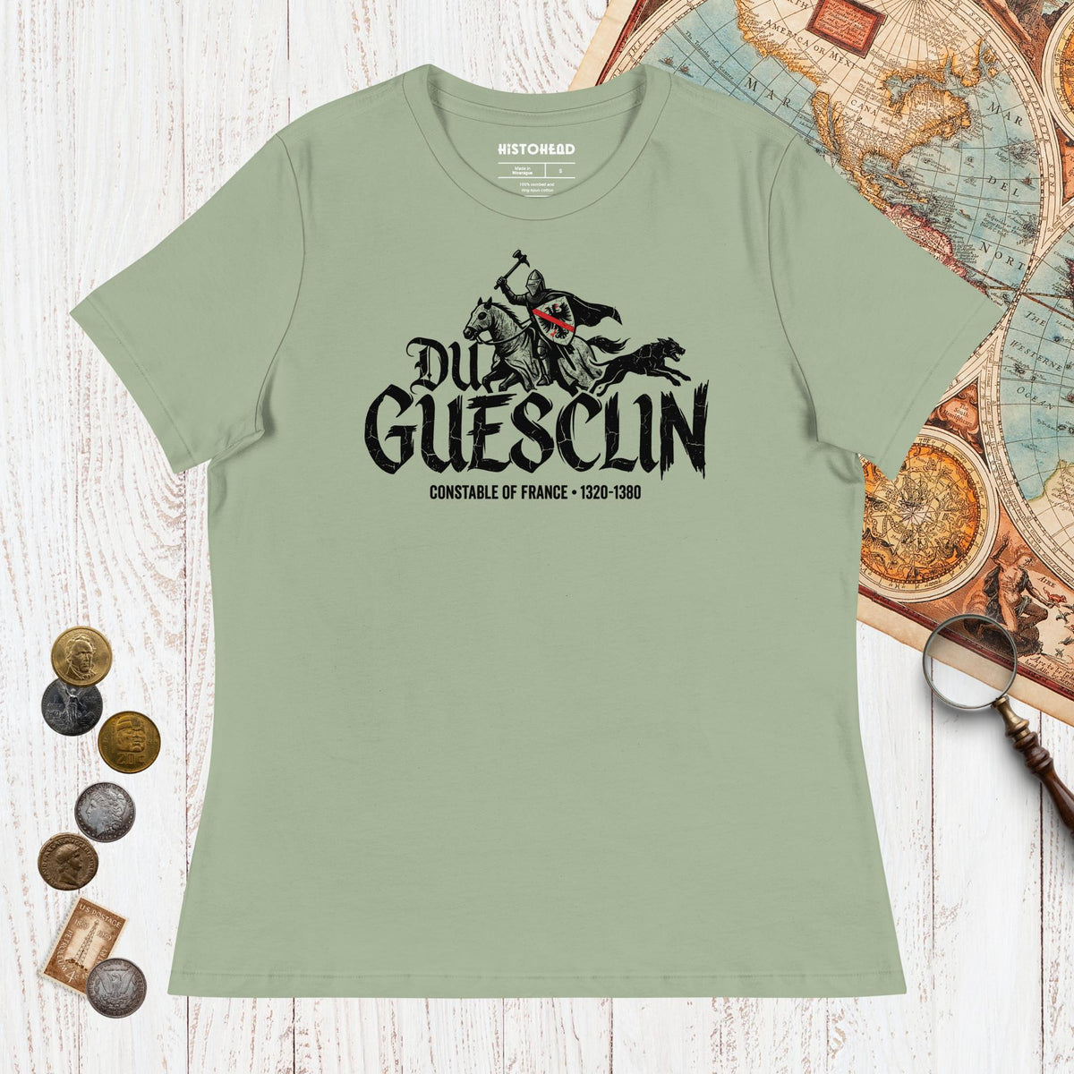 Sage Du Guesclin - Women's Tee - history buff gift by HistoHead