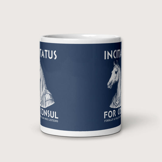 Incitatus For Consul Mug - history buff gift by HistoHead