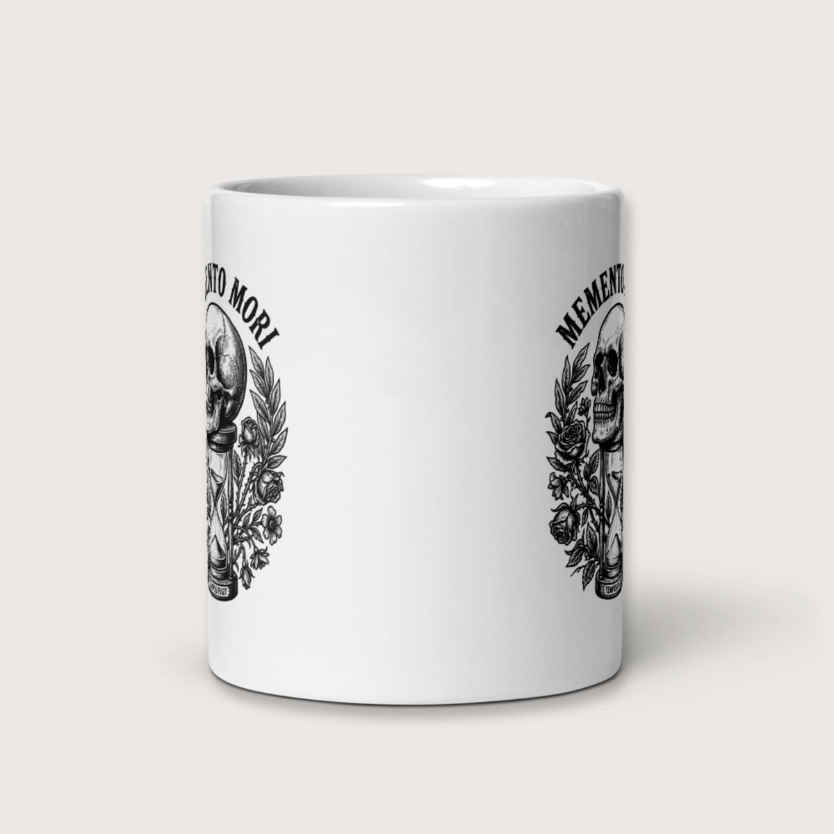 Memento Mori Tempus Fugit Mug - history buff gift by HistoHead